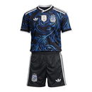 Kit Infantil Seleção Argentina II 26/27 - Adidas - Azul e preto