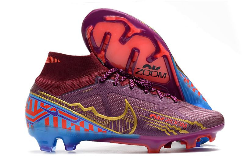 Chuteira Nike Air Zoom Mercurial Superfly IX Elite Campo - Vinho