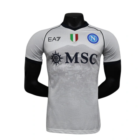 Camisa Napoli II 23/24 - Jogador EA7 Masculina - Branca