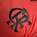 Camisa Flamengo Polo Treino 23/24 Torcedor Masculina - Vermelha com detalhes em preto