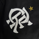 Jaqueta Corta-Vento Flamengo 23/24 Masculina Adidas - Preta com detalhes em vermelho e branco