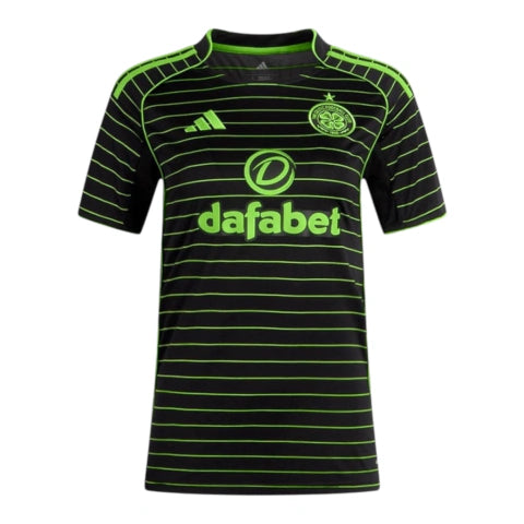Camisa Celtic II 25/26 - Torcedor Adidas Feminina - Preta e verde