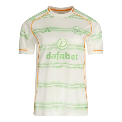 Camisa Celtic III 25/26 - Torcedor Adidas Feminina - Branca e verde