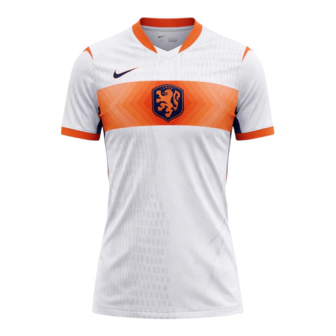 Camisa Seleção Holanda II 26/27 - Torcedor Nike Feminina - Branca e laranja