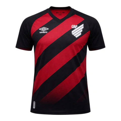 Camisa Athletico Paranaense I 26/27 - Torcedor Umbro Masculina - Preta e vermelha