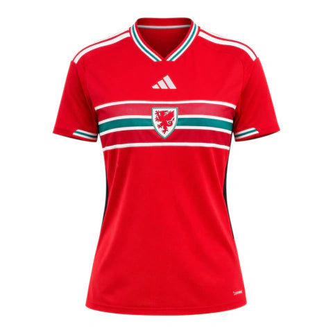Camisa Selecão País de Gales I 26/27 - Torcedor Adidas Feminina - Vermelha