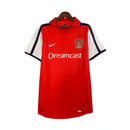 Camisa Arsenal Retrô 2001/2002 Vermelho - Nike