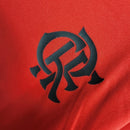 Camisa Flamengo Treino 23/24 Torcedor Adidas Masculina - Vermelha com detalhes em preto