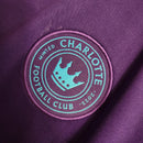 Camisa Charlotte FC II 23/24 - Torcedor Adidas Masculina - Roxa com detalhes em azul e rosa