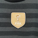 Camisa Retrô Seleção da Alemanha II 2016 - Adidas Masculina - Preta com detalhes em verde
