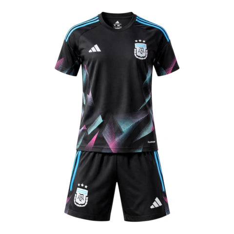 Kit Infantil Seleção Argentina Goleiro I 26/27 - Adidas - Preto