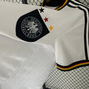 Camisa Retrô Seleção da Alemanha I 1996 - Adidas Masculina - Branca