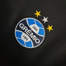 Camisa Grêmio Treino 23/24 - Torcedor Umbro Masculina - Preta com detalhes em cinza