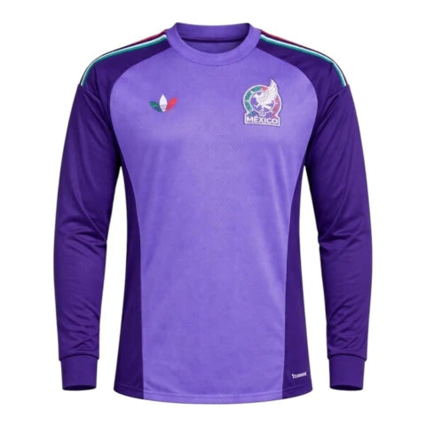 Camisa Seleção México Goleiro II 26/27 manga longa - Torcedor Adidas Masculina - Roxa
