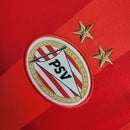 Camisa PSV Eindhoven 23/24 - Torcedor Puma Masculina - Vermelha com detalhes em branco e dourado