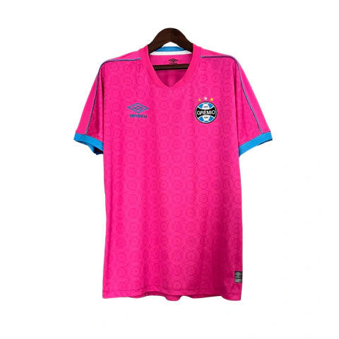 Camisa Grêmio Edição especial Outubro rosa 23/24 - Torcedor Umbro Masculina - Rosa