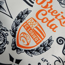 Camisa Lorient Edição Especial 23/24 - Torcedor Umbro Masculina - Branca com detalhes em preto e laranja