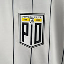 Camisa Pio FC I 23/24 - Torcedor Adidas Masculina - Branca com detalhes em preto e amarelo