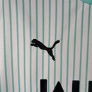 Camisa Sporting Gijon III 23/24 - Torcedor Puma Masculina - Branca e verde com detalhes em preto