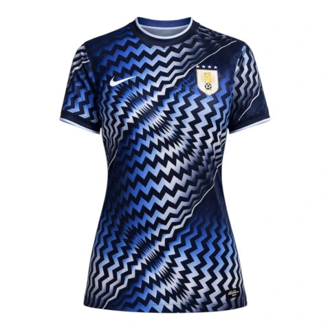 Camisa Seleção Uruguai Pré-jogo 26/27 - Torcedor Nike Feminina - Azul