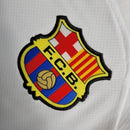 Camisa Barcelona Away 23/24 - Manga Longa- Torcedor Nike Masculina - Branco