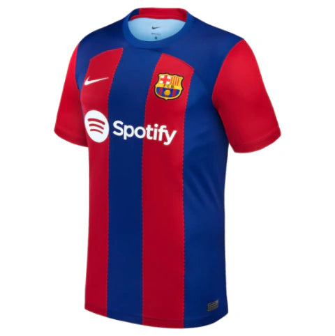 Camisa Barcelona I 23/24 - Torcedor Nike Masculina - Azul e Grená