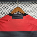 Camisa Flamengo I 23/24 Torcedor Adidas Masculina - Vermelho e Preto