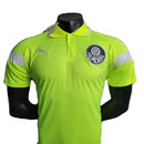 Camisa Palmeiras Treino 23/24 polo - Jogador Puma Masculina - Verde Fluorescente