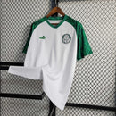 Camisa Palmeiras Treino 23/24 - Torcedor Puma Masculina - Branca com detalhes em verde