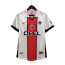 Camisa Retrô Paris Saint-Germain II 1998/1999 - Torcedor Nike Masculina - Branca, azul e vermelha