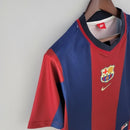 Camisa Retrô Barcelona Home 98/99 Torcedor Nike Masculina - Azul e Grená