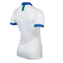 Camisa Seleção Brasileira Copa América 2019/2020 Torcedor Nike Feminina - Branca com detalhes em azul e verde