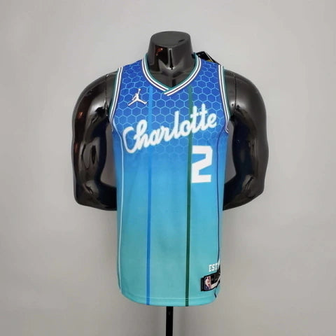 Camiseta Regata Charlotte Hornets Azul Clara - Nike - Masculina