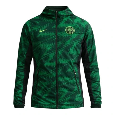 Jaqueta Corta-Vento Seleção Nigéria Hino 26/27 - Masculina Nike - Verde