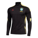 Camisa Seleção Brasileira Treino 26/27 manga longa - Torcedor Jordan Masculina - Preta