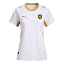 Camisa Seleção República Tcheca II 26/27 - Torcedor Puma Feminina - Branca com detalhes em cinza e dourado