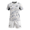 Kit Infantil Seleção Nova Zelândia I 26/27 - Puma - Branco e cinza