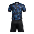 Kit Infantil Seleção Argentina II 26/27 - Adidas - Azul e preto