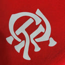 Jaqueta Corta-Vento Flamengo 23/24 Masculina Adidas - Vermelha com detalhes em branco
