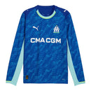 Camisa Olympique Marseille III 25/26 manga longa - Torcedor Puma Masculina - Azul