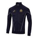 Jaqueta Corta-Vento Olympique Marseille Pré-jogo 25/26 - Puma - Azul