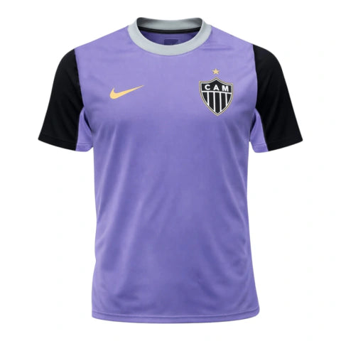 Camisa Atlético Mineiro Treino 26/27 - Torcedor Nike Masculina - Roxa e preta