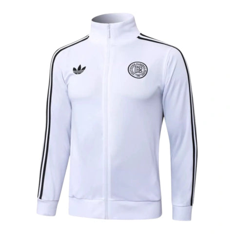 Jaqueta Corta-Vento Seleção Alemanha Aniversário 125 Anos - Masculina Adidas - Branca