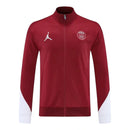 Jaqueta Corta-Vento Paris Saint-Germain Pré-jogo 25/26 - Masculina Jordan - Vermelha e branca