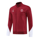 Jaqueta Corta-Vento Paris Saint-Germain Pré-jogo 25/26 - Masculina Jordan - Vermelha e branca