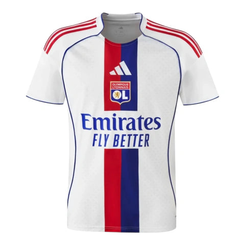 Camisa Lyon I 25/26 - Torcedor Adidas Masculina - Branca