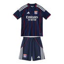 Kit Infantil Lyon II 25/26 - Adidas - Azul e vermelho