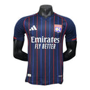 Camisa Lyon II 25/26 - Jogador Adidas Masculina - Azul e vermelha
