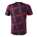 Camisa Lyon Pré-jogo 25/26 - Torcedor Adidas Masculina - Preta com detalhes em vermelho e azul