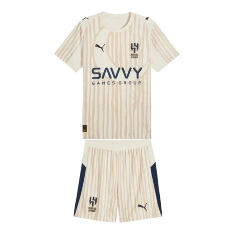 Kit Infantil Al-Hilal Edição especial Mundial de Clubes Goleiro 25/26 - Puma - Bege